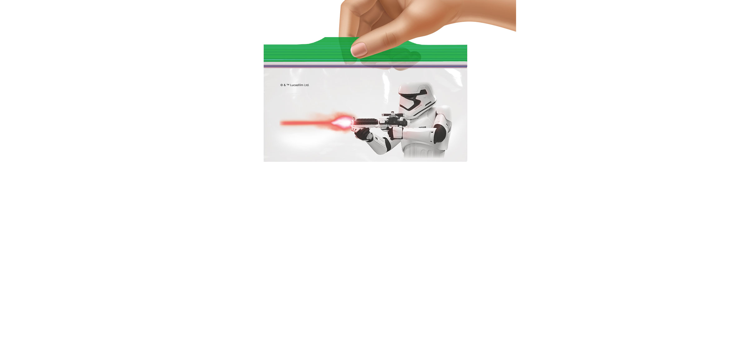 Ziploc Bolsa Para Guardar Mediana Star Wars - 11 Bolsas/caja
